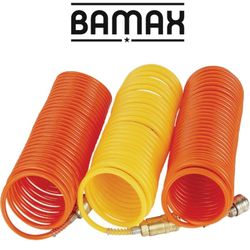 GAV Spiral Polyp Hose Blue 6.5mmx10mmx8m With Quick Couplers Bx15pr8-6.5
